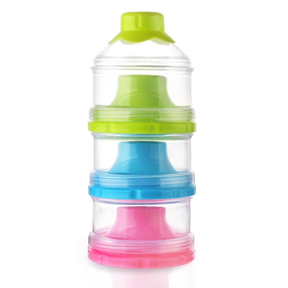 Baby Food On The Go - Portable Stackable Baby Formula Dispenser Container
