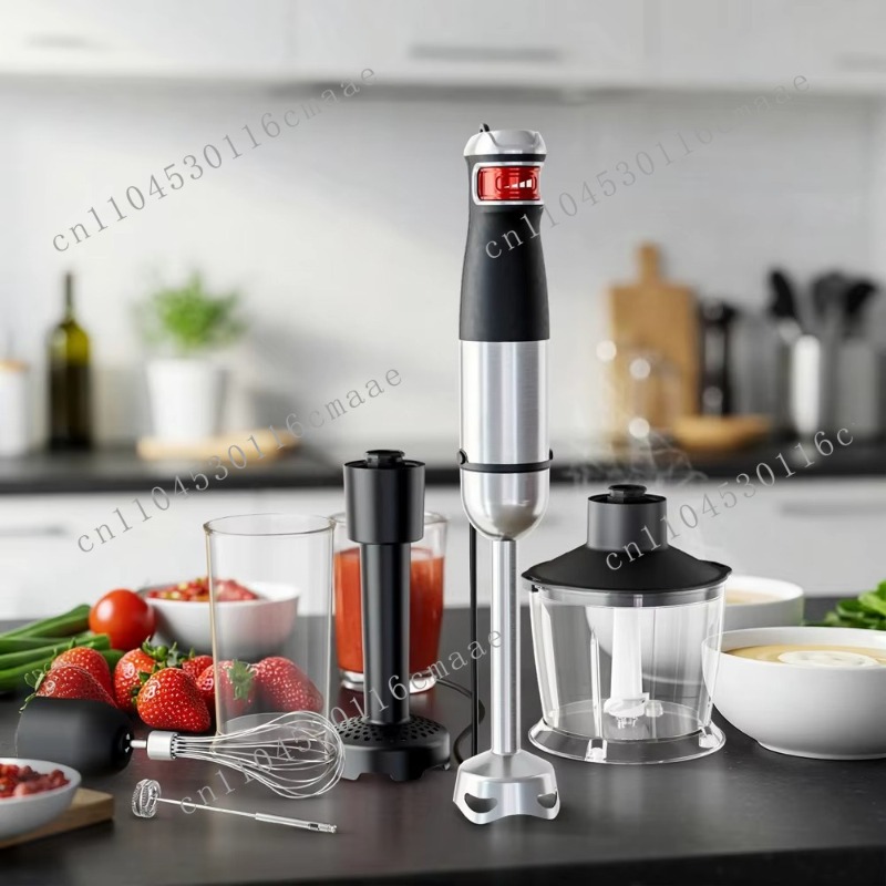 Baby Food Cooking Set - 6-in-1 1200W Powerful Hand Blender Set,