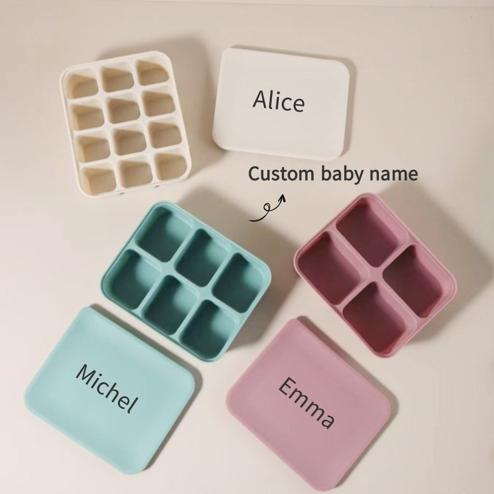 Freezer Tray Baby - Personalized Baby Food Freezer Tray with