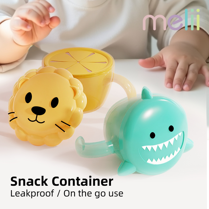 Baby Food On The Go - Melii Snack Container Spill-Proof Leak-Proof Portable