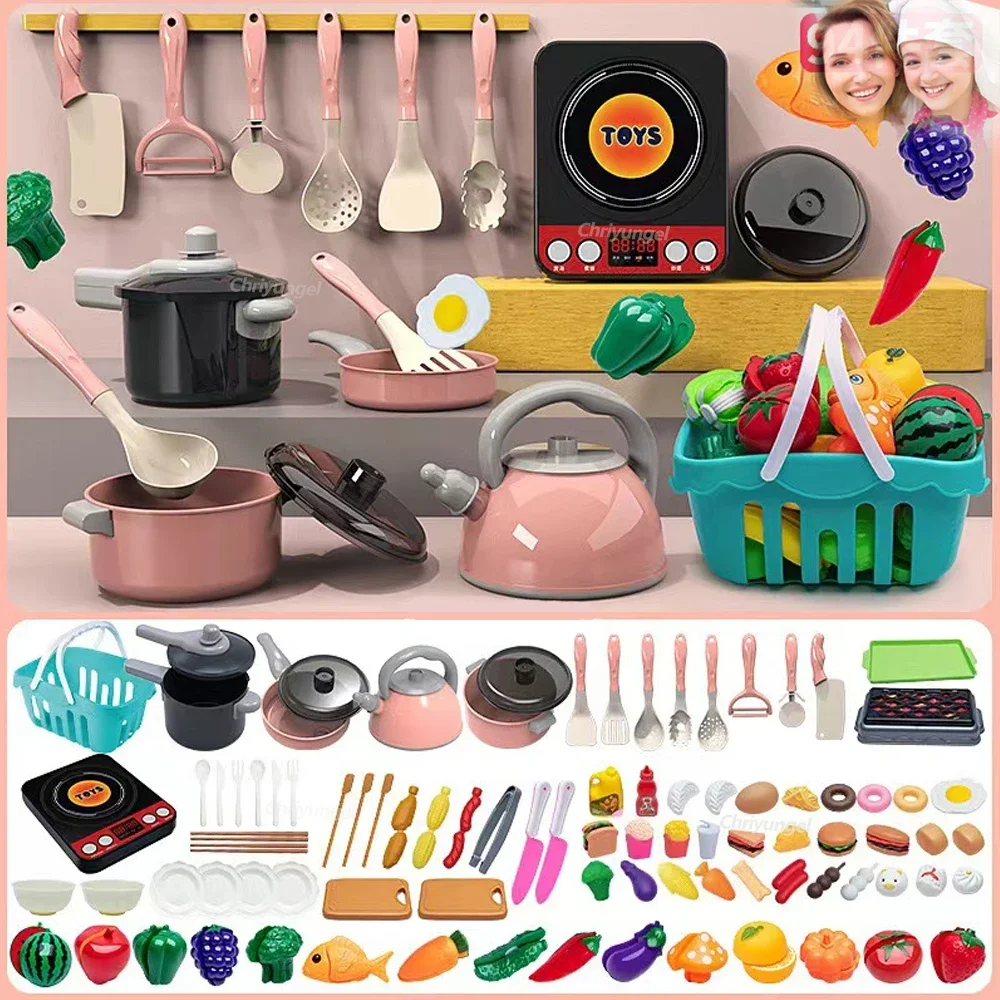 Baby Food Cooking Set - Kids Kitchen Toys Set 92/69/59 PCS