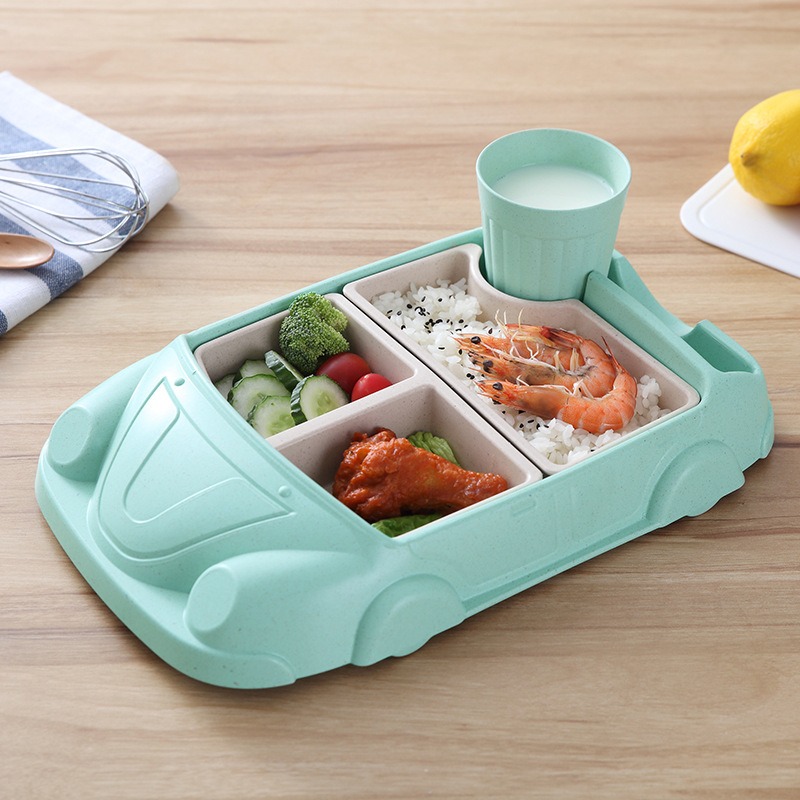 Baby Food With Fiber - Creative Car Shaped Bamboo Fiber Baby