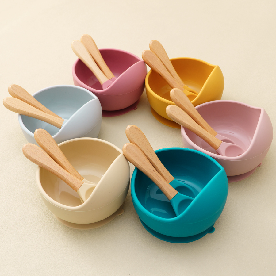 Baby Food Table - Mamaplan 3PCS Baby Silicone Feeding Set