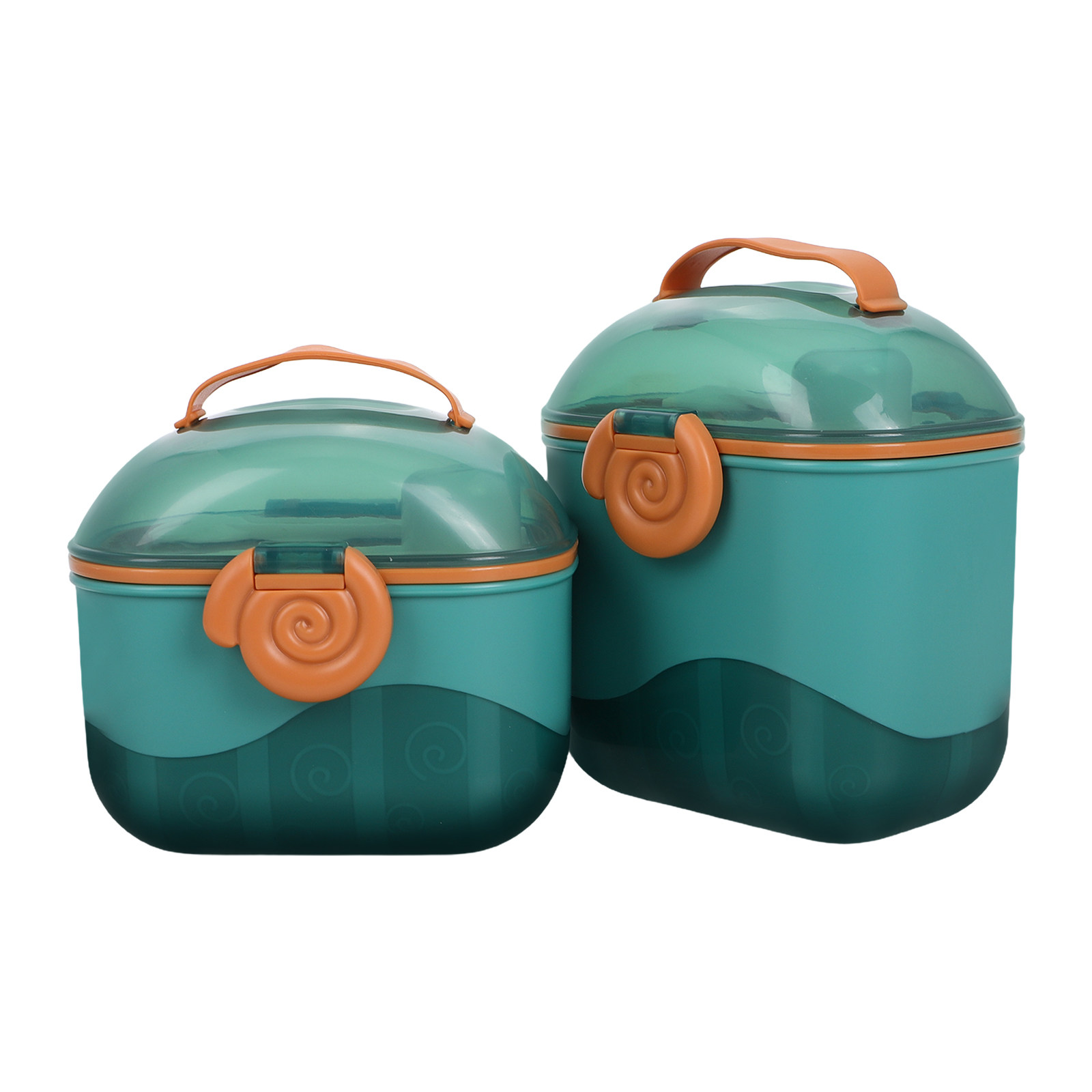 Baby Food On The Go - 2Pcs Formula Storage Container Compact Multi