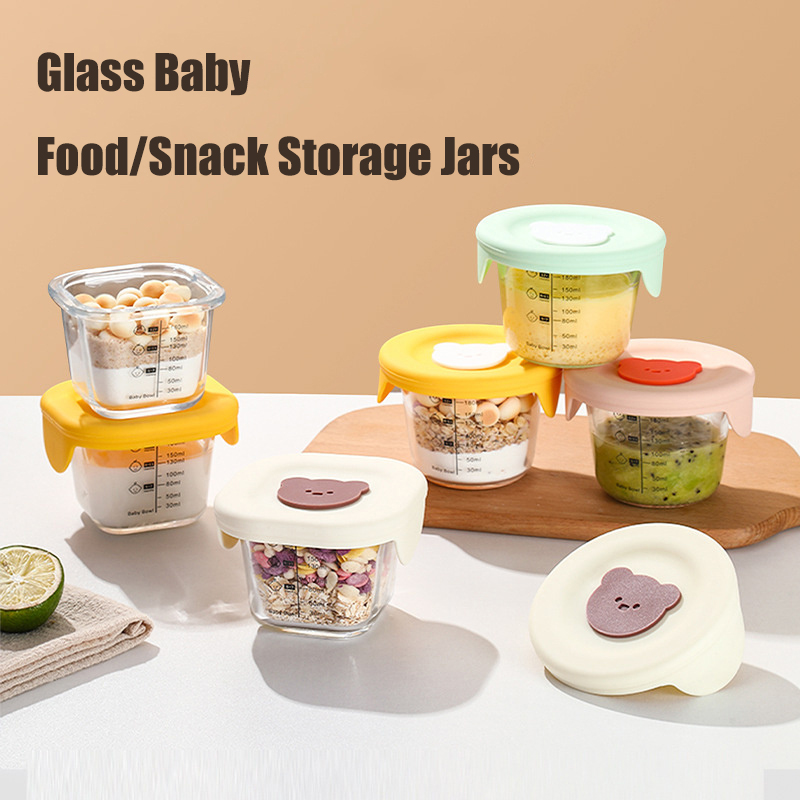 Baby Food Delivery - 180ml Glass Baby Food Storage Jars