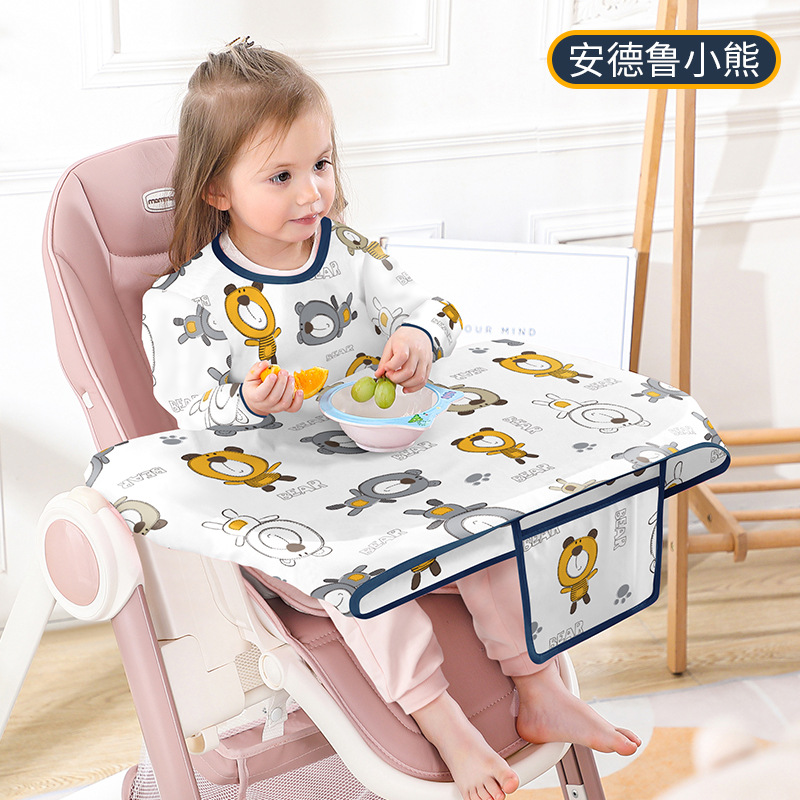 Baby Food Apron - Newborns Bib Table Cover Baby Dining