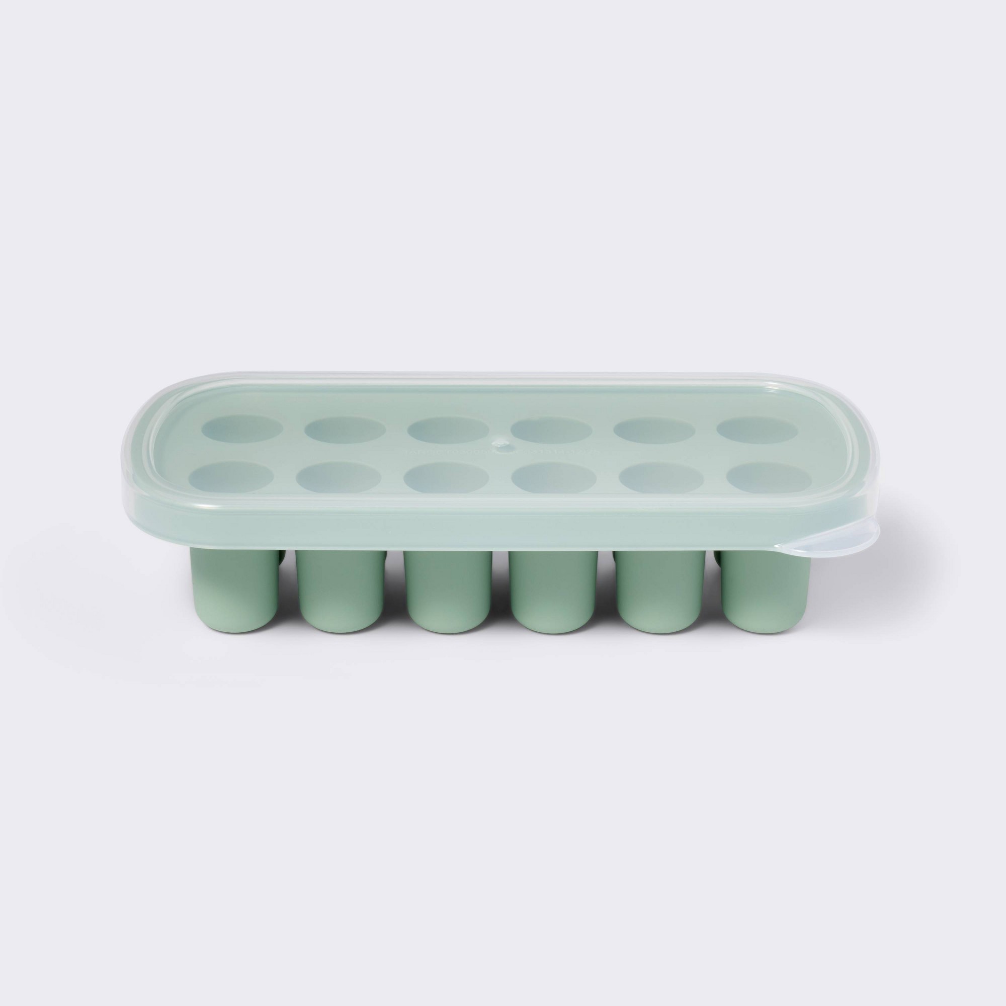 Freezer Tray Baby - Green Baby Food Freezer Tray, Flexible