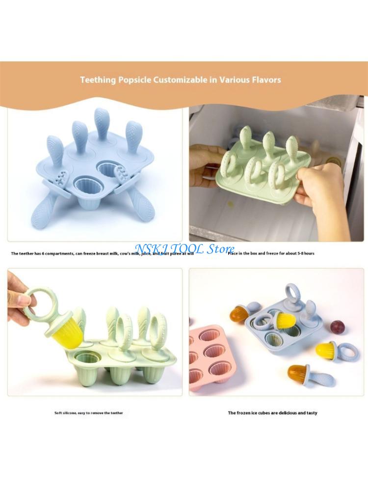 L8RC 6 Piece Teething Ice Cube - огляд і ціна Freezer Tray Baby