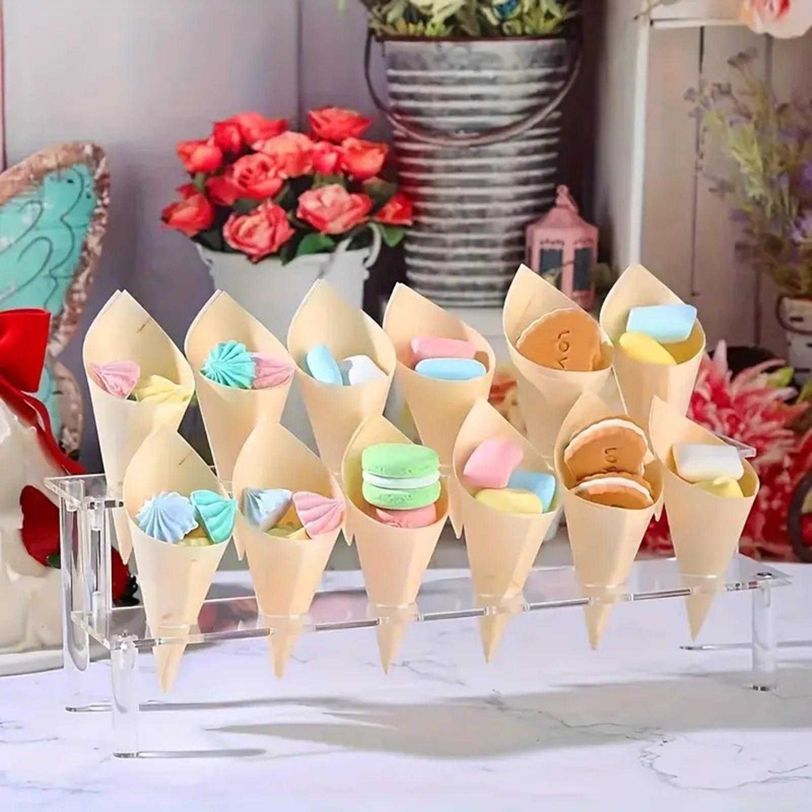 Ice Cream Cone Holder Snack Tr - огляд і ціна Baby Food Catering