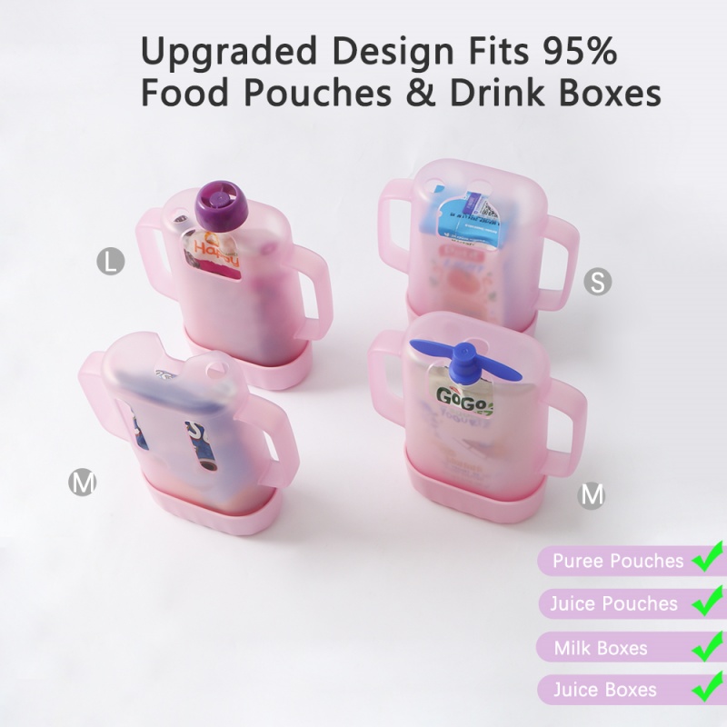 BIBOO Dual-Lid Squeeze Pouch H - огляд і ціна Baby Food Pouches 1 Year Old