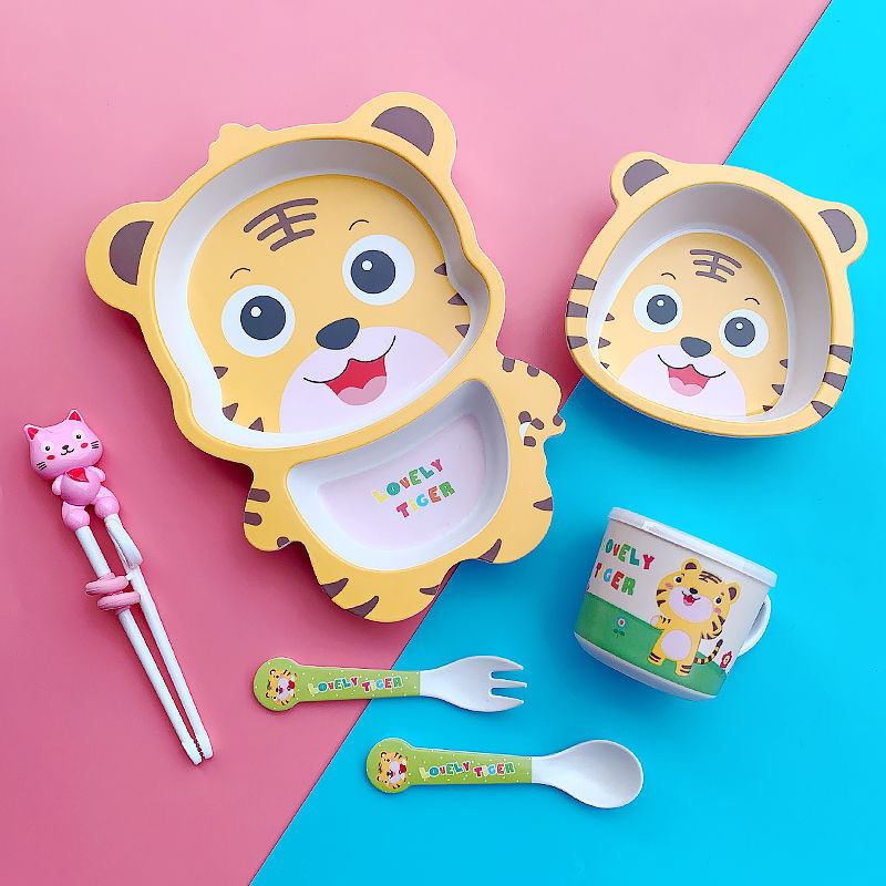 Cartoon cute bamboo fiber chil - огляд і ціна Baby Food With Fiber