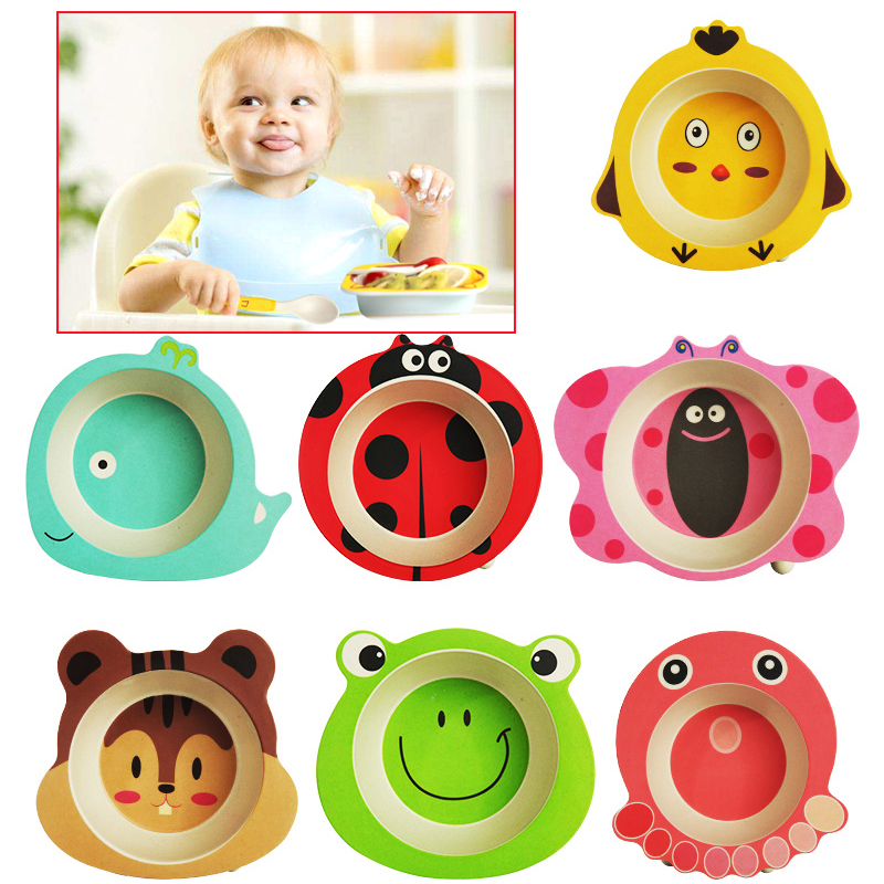 Bamboo Fiber Food Plates For C - огляд і ціна Baby Food With Fiber