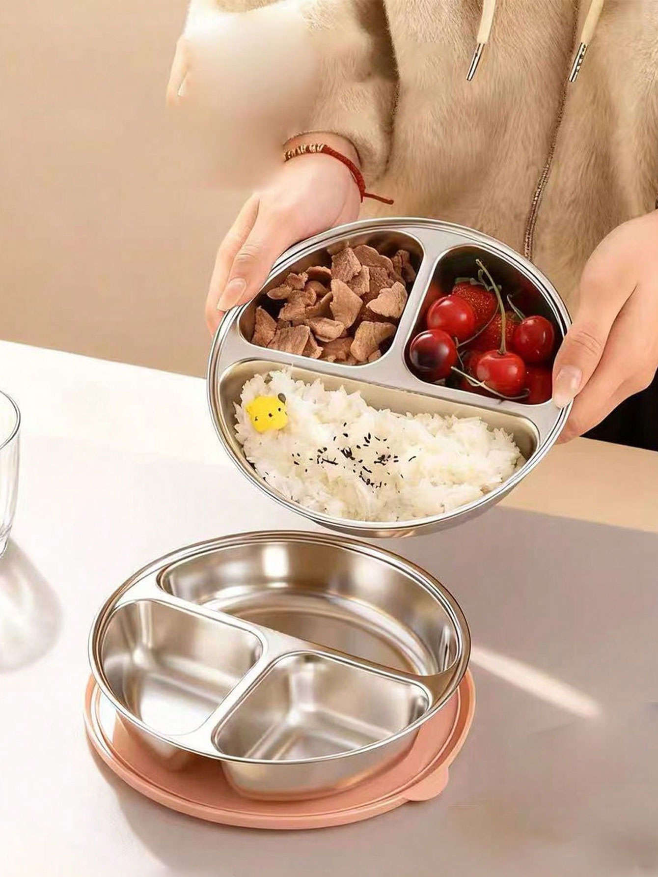 Three-Compartment Steaming Tra - огляд і ціна Baby Food Steamer