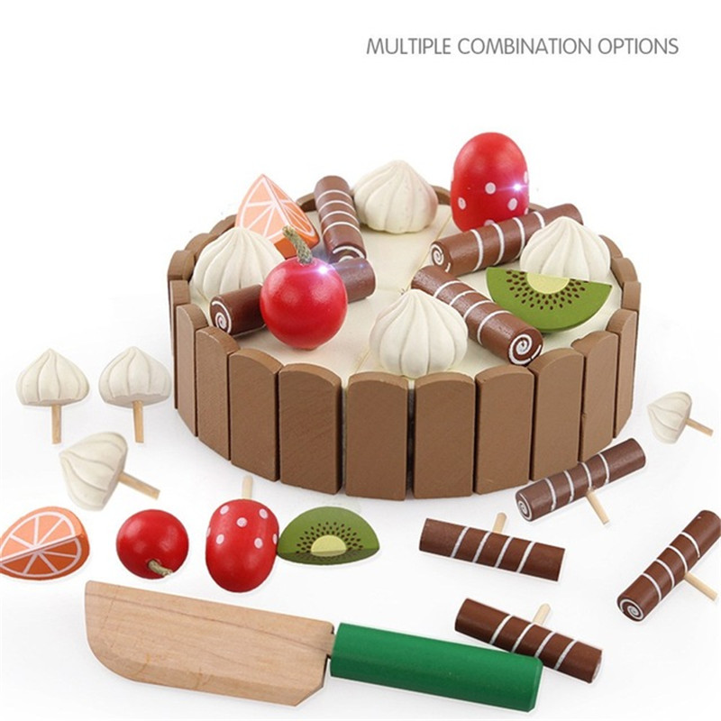 Wooden Children Kitchen Toys P - огляд і ціна Baby Food Cooking Set