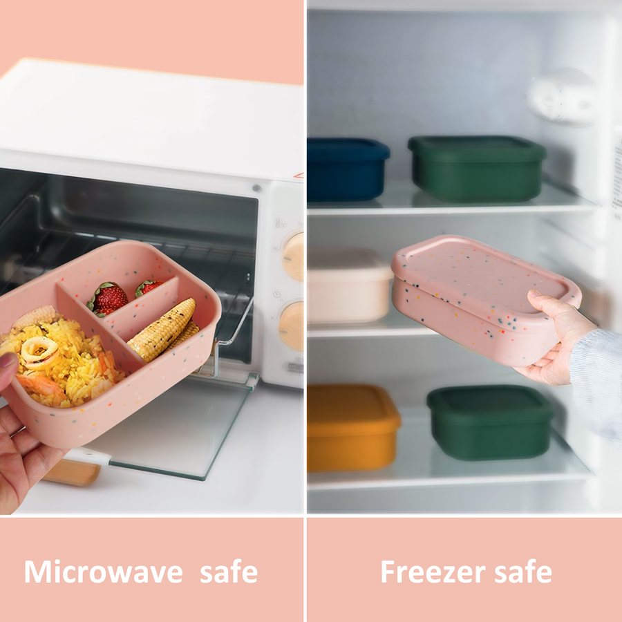 1PCS Microwave Lunch Box Silic - огляд і ціна Baby Food Delivery