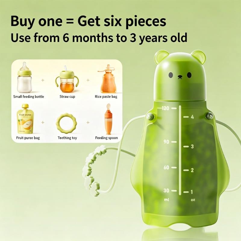 BPA Free Silicone Fruit Puree  - огляд і ціна Baby Food Pouches 1 Year Old