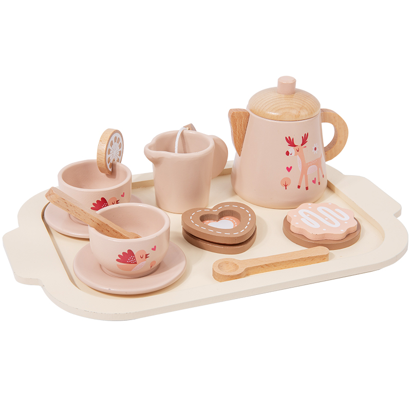 Afternoon Tea Set Wooden Toy P - огляд і ціна Baby Food Cooking Set