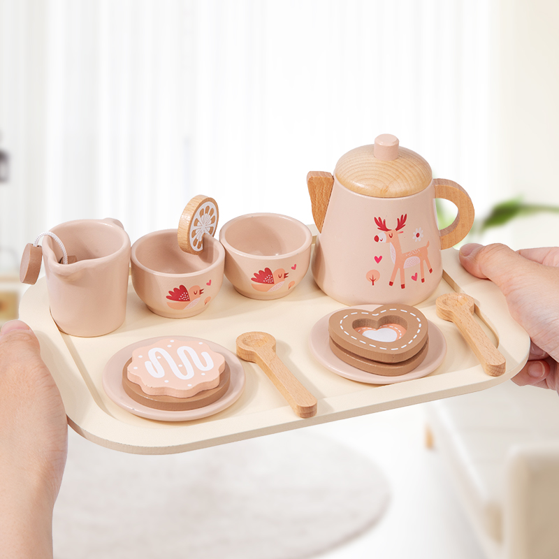 Afternoon Tea Set Wooden Toy P - огляд і ціна Baby Food Cooking Set