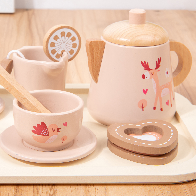 Afternoon Tea Set Wooden Toy P - огляд і ціна Baby Food Cooking Set