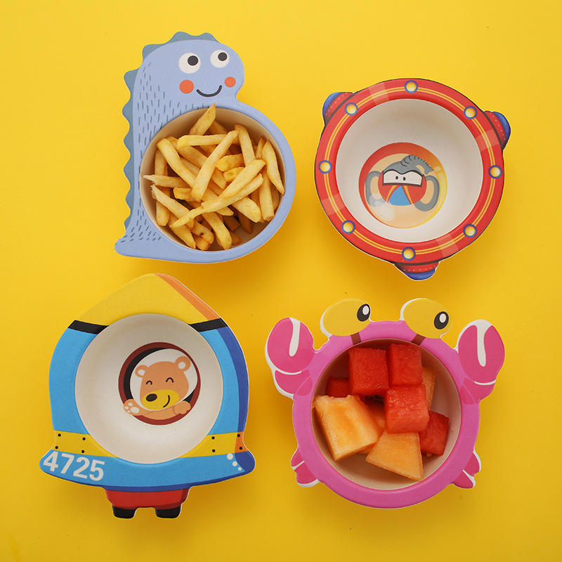 Cartoon Baby Feeding Bowl Bamb - огляд і ціна Baby Food With Fiber
