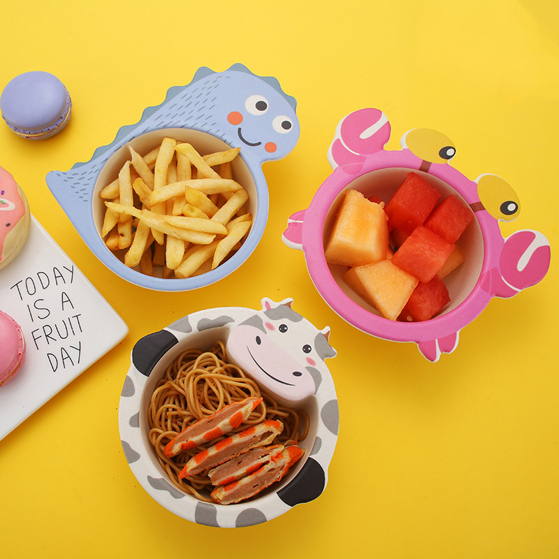 Cartoon Baby Feeding Bowl Bamb - огляд і ціна Baby Food With Fiber