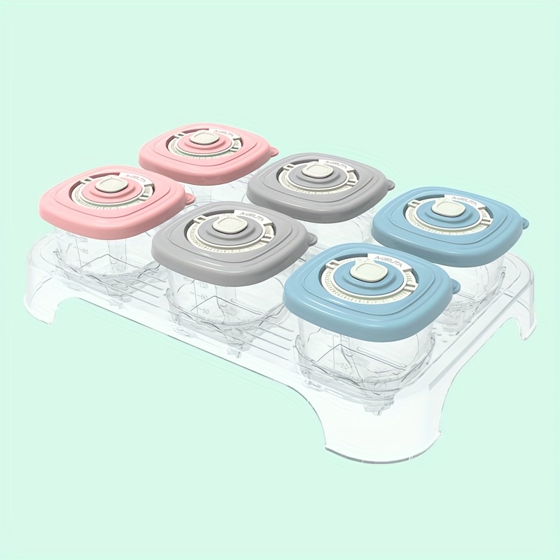 6pcs Sealed Lid Portable Baby  - огляд і ціна Baby Food On The Go