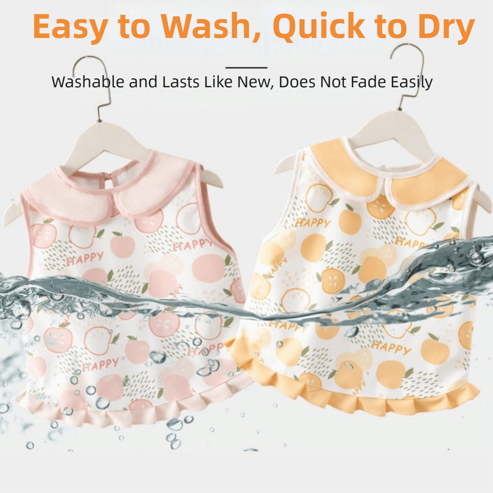 Short Sleeved Children's Sleev - огляд і ціна Baby Food Apron