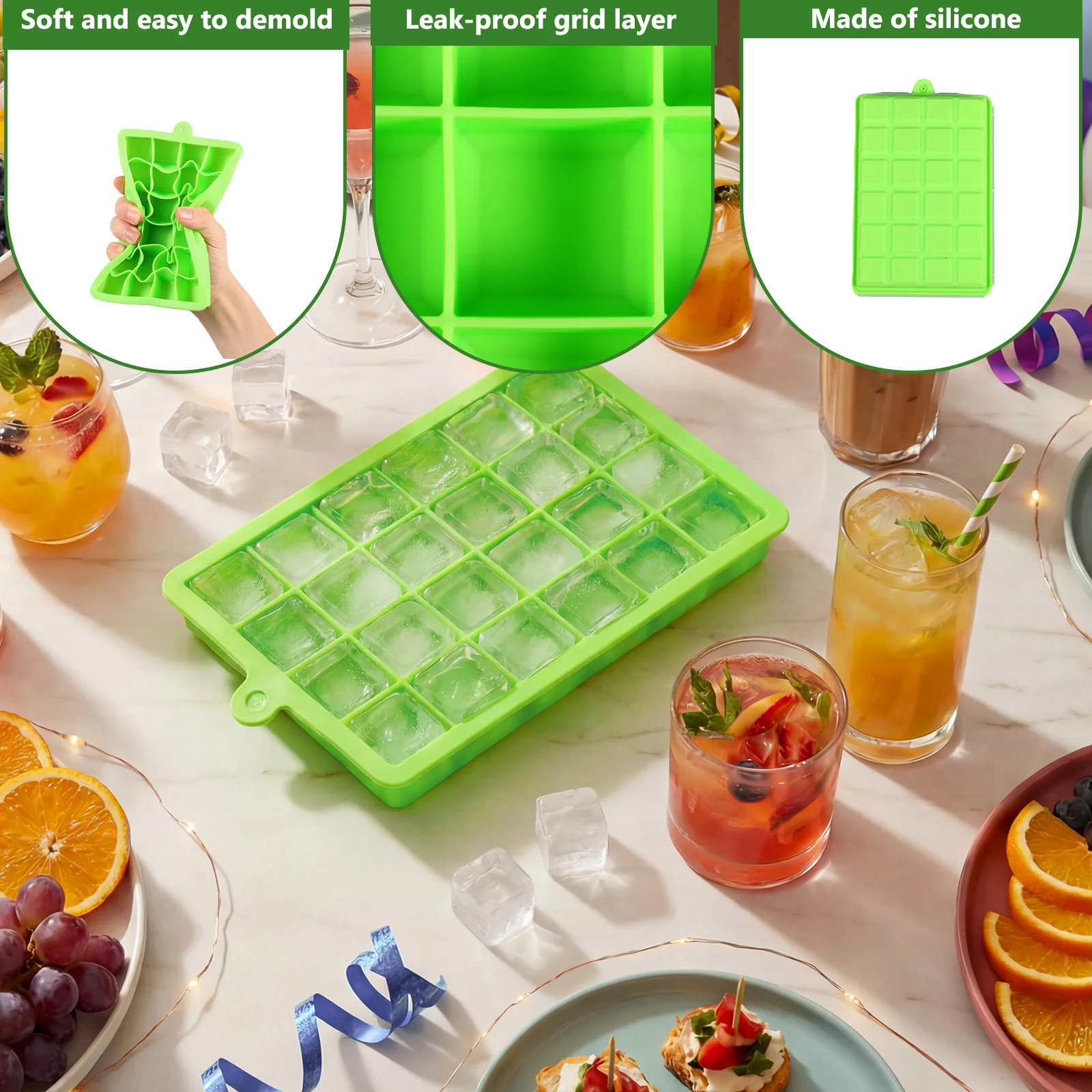 Silicone Ice Cube Tray Easy Re - огляд і ціна Freezer Tray Baby