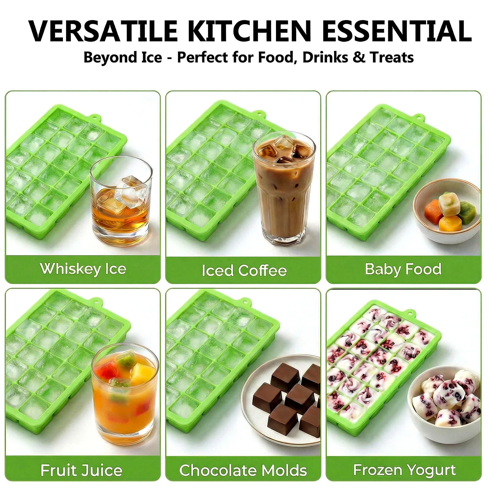 Silicone Ice Cube Tray Easy Re - огляд і ціна Freezer Tray Baby