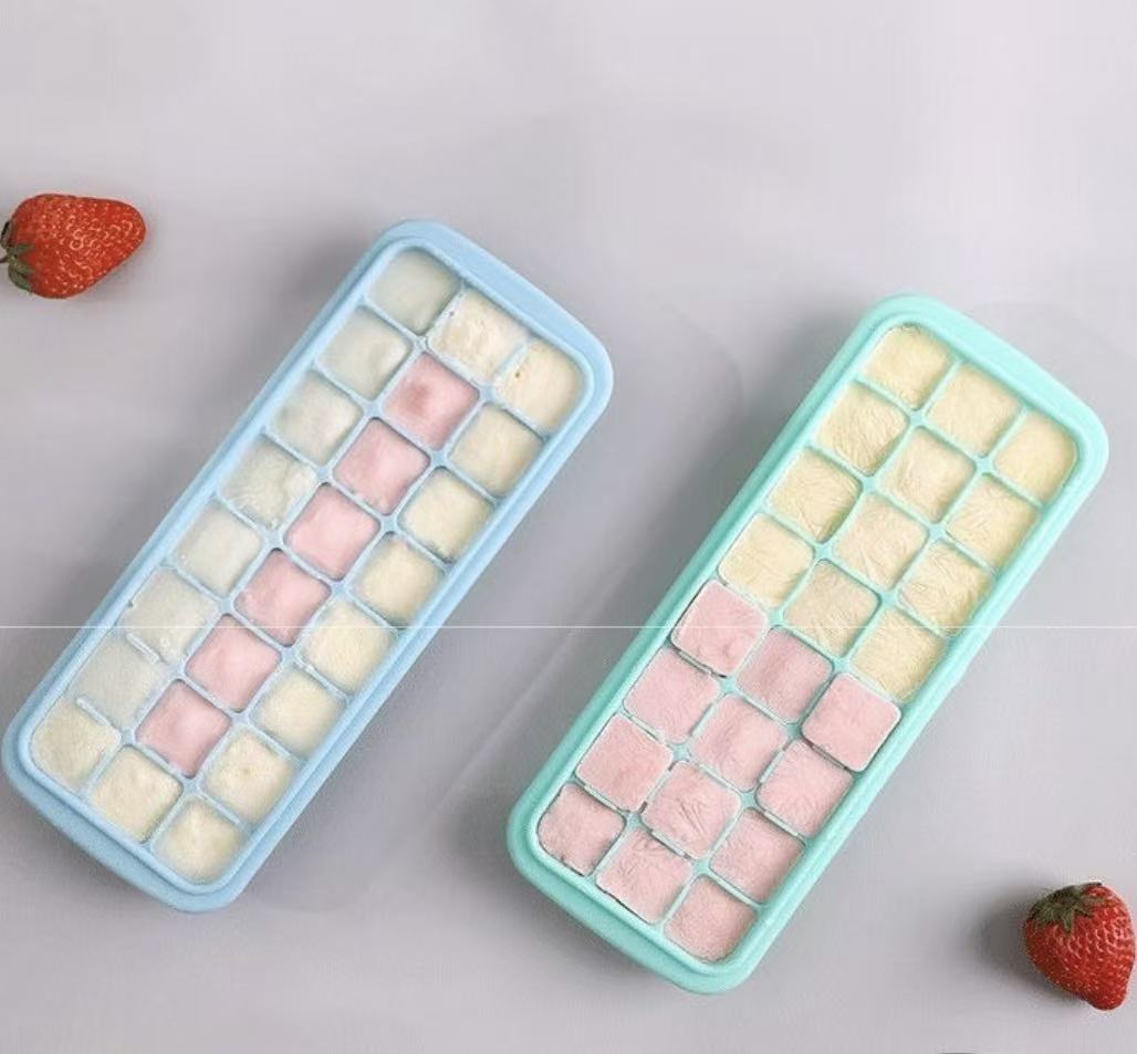Silicone Ice Cubes Tray with L - огляд і ціна Freezer Tray Baby