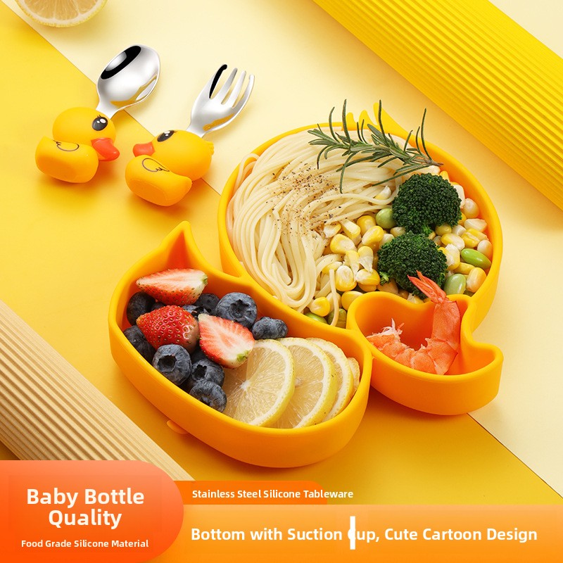 Yellow Duck Silicone Stainless - огляд і ціна Baby Food Apron