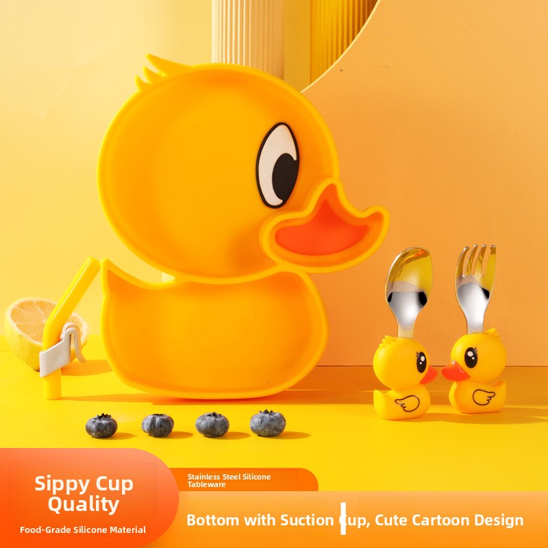 Yellow Duck Silicone Stainless - огляд і ціна Baby Food Apron