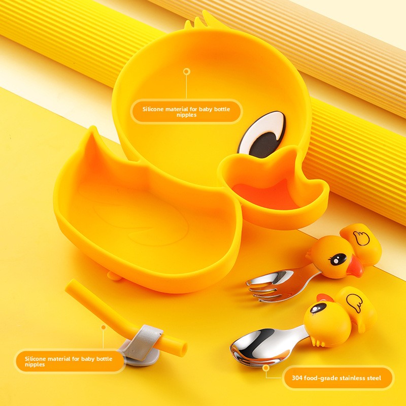 Yellow Duck Silicone Stainless - огляд і ціна Baby Food Apron