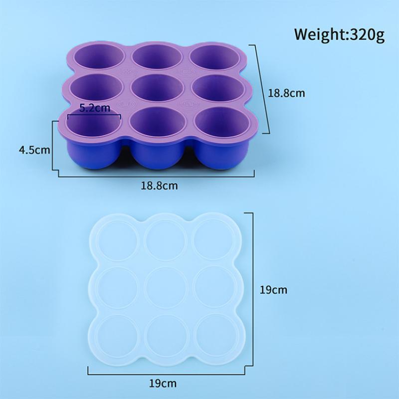Baby Food Silicone Container 9 - огляд і ціна Freezer Tray Baby