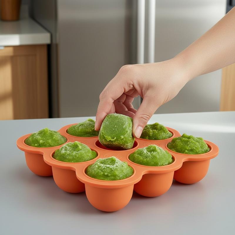 Baby Food Silicone Container 9 - огляд і ціна Freezer Tray Baby