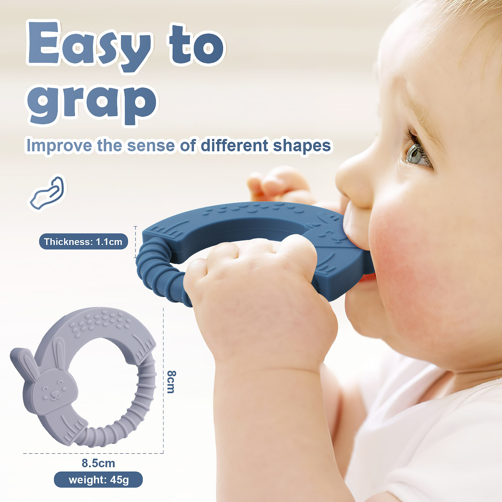 2PC Silicone Teether Baby Anim - огляд і ціна Baby Food Organic