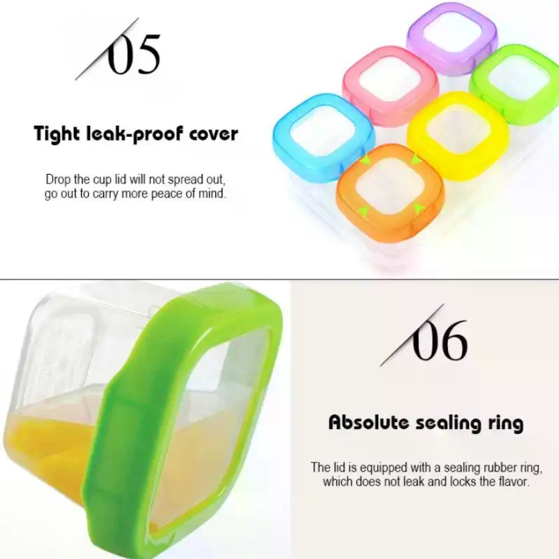 4/6pcs Baby Food Freezer Stora - огляд і ціна Freezer Tray Baby