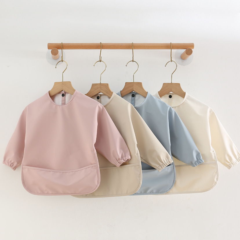 Solid Color Baby Feeding Bibs  - огляд і ціна Baby Food Apron