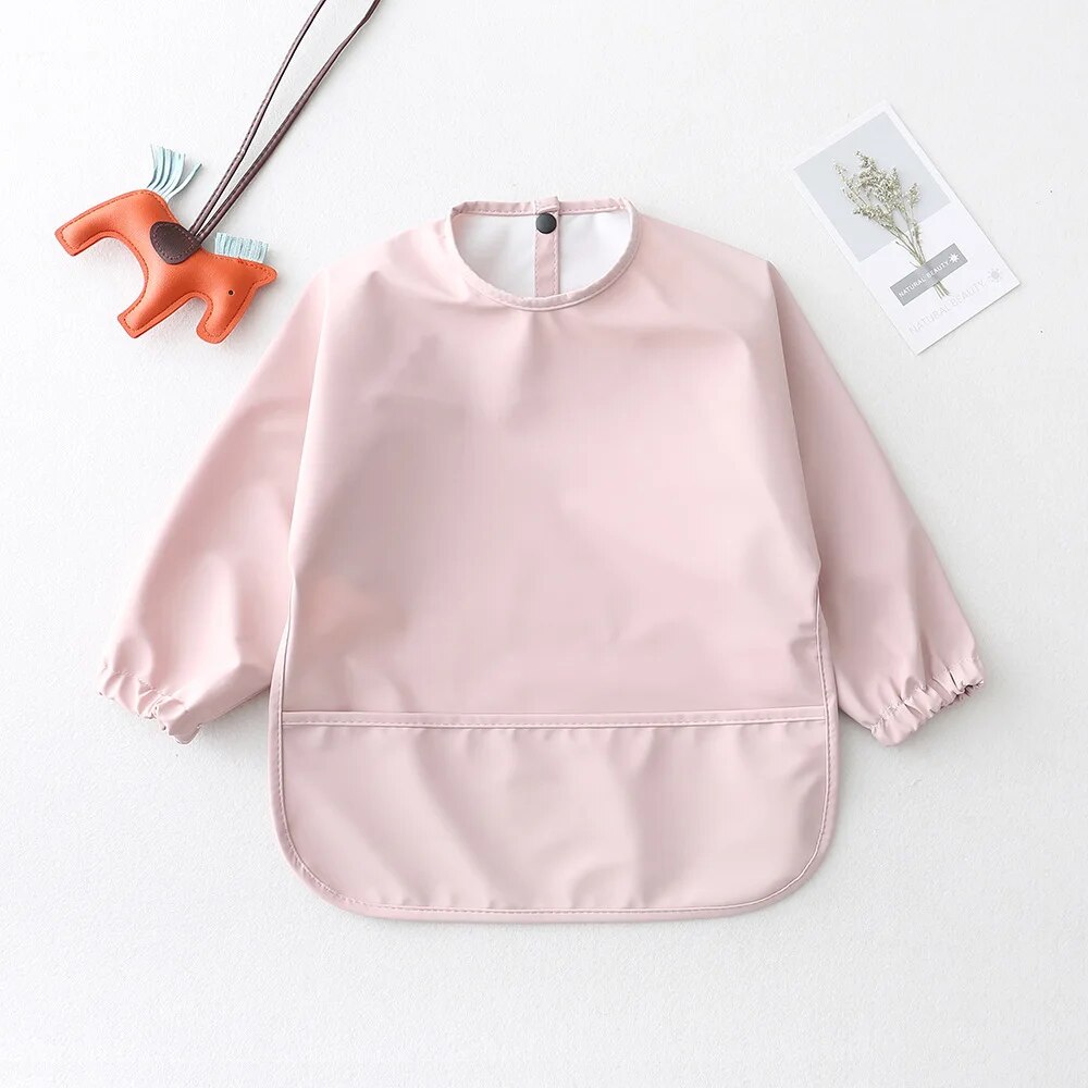 Solid Color Baby Feeding Bibs  - огляд і ціна Baby Food Apron