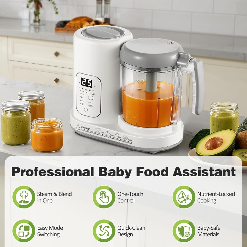 Baby Food Maker Steamer Blende - огляд і ціна Baby Food Steamer