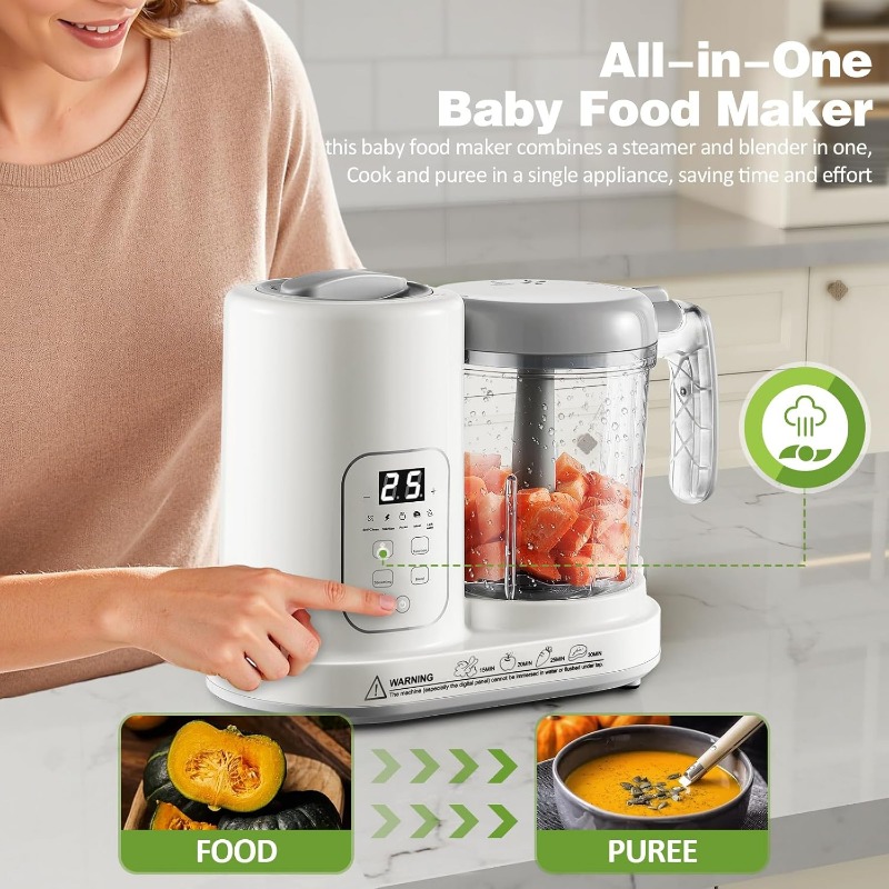 Baby Food Maker Steamer Blende - огляд і ціна Baby Food Steamer
