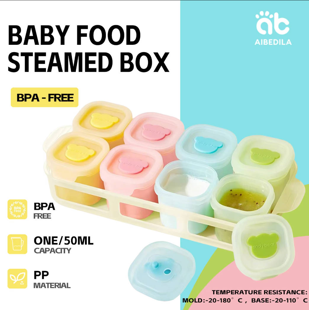 AIBEDILA Baby Silicone Food Fr - огляд і ціна Freezer Tray Baby