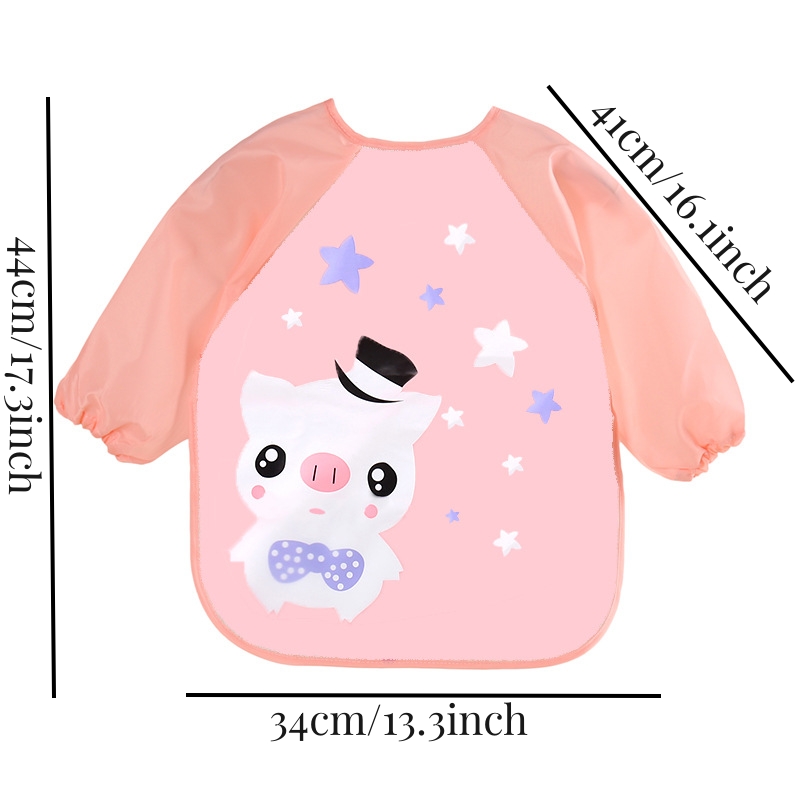 Waterproof EVA Full Sleeve Bab - огляд і ціна Baby Food Apron