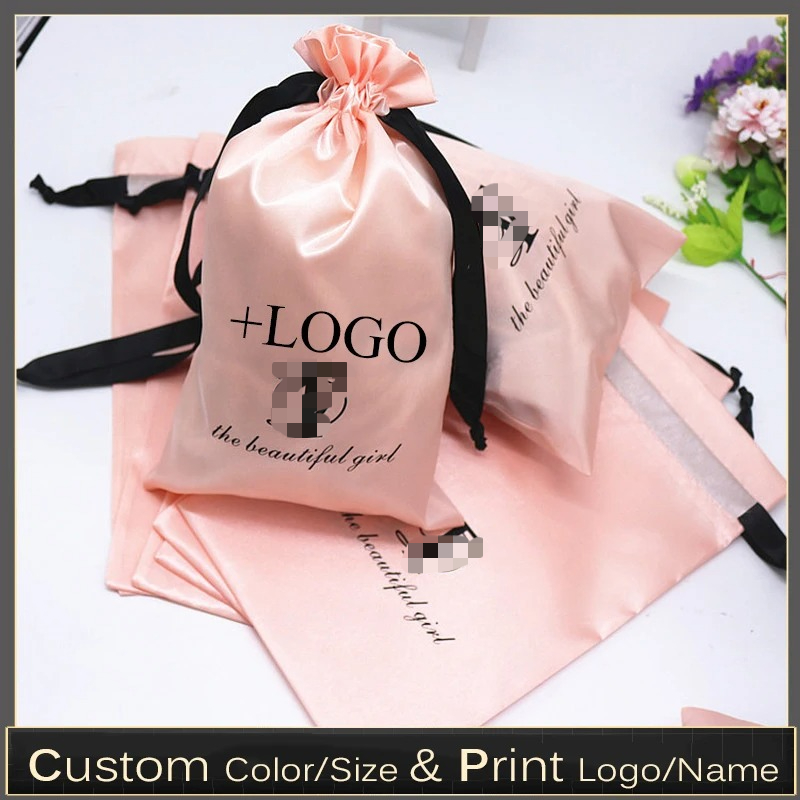 20PCS Baby Pink Silk Satin Pou - огляд і ціна Baby Food Packaging