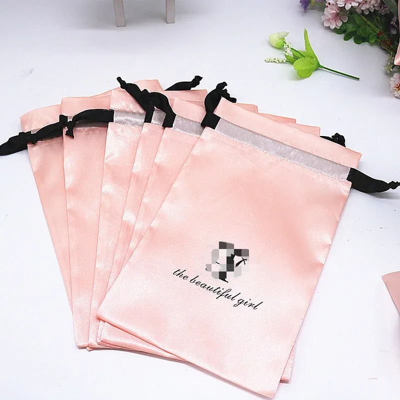 20PCS Baby Pink Silk Satin Pou - огляд і ціна Baby Food Packaging