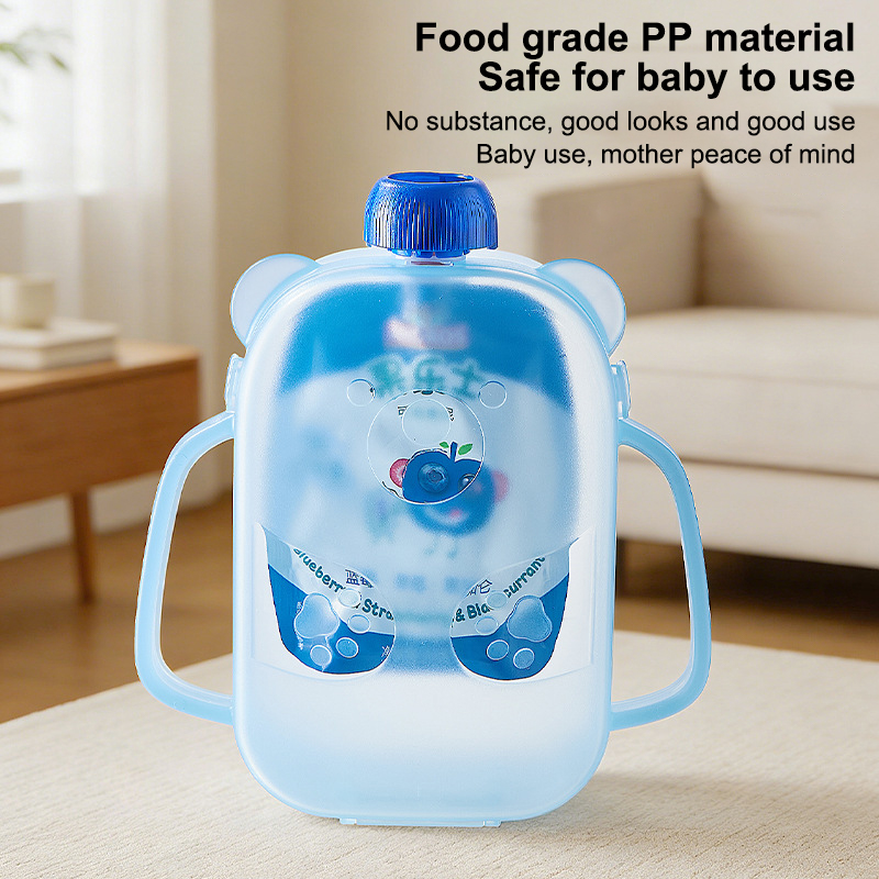 Food Pouch Holder Mess-Free Ba - огляд і ціна Baby Food Pouches 1 Year Old