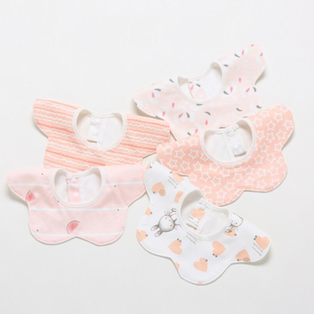 5Pcs/Lot Baby Bibs Waterproof  - огляд і ціна Baby Food Apron