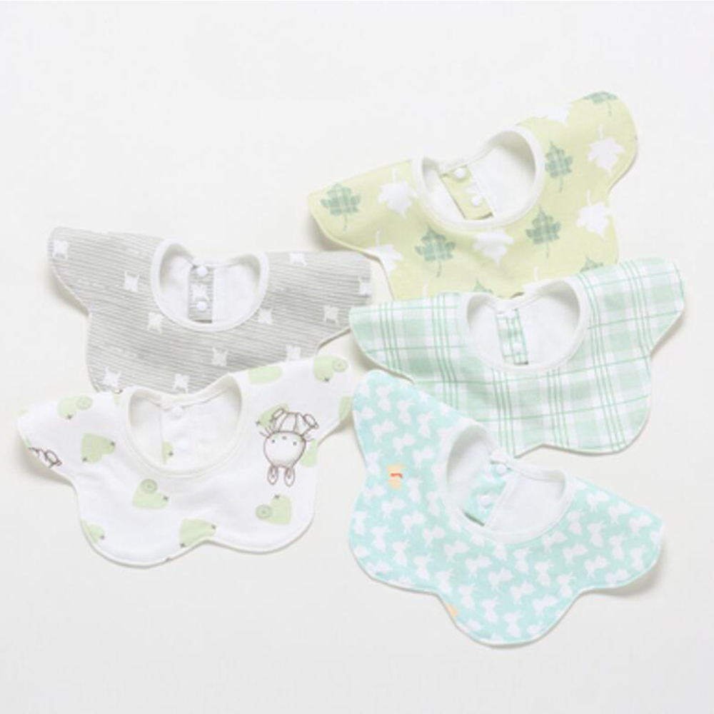 5Pcs/Lot Baby Bibs Waterproof  - огляд і ціна Baby Food Apron