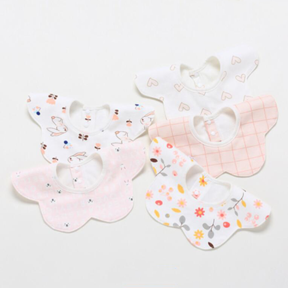 5Pcs/Lot Baby Bibs Waterproof  - огляд і ціна Baby Food Apron
