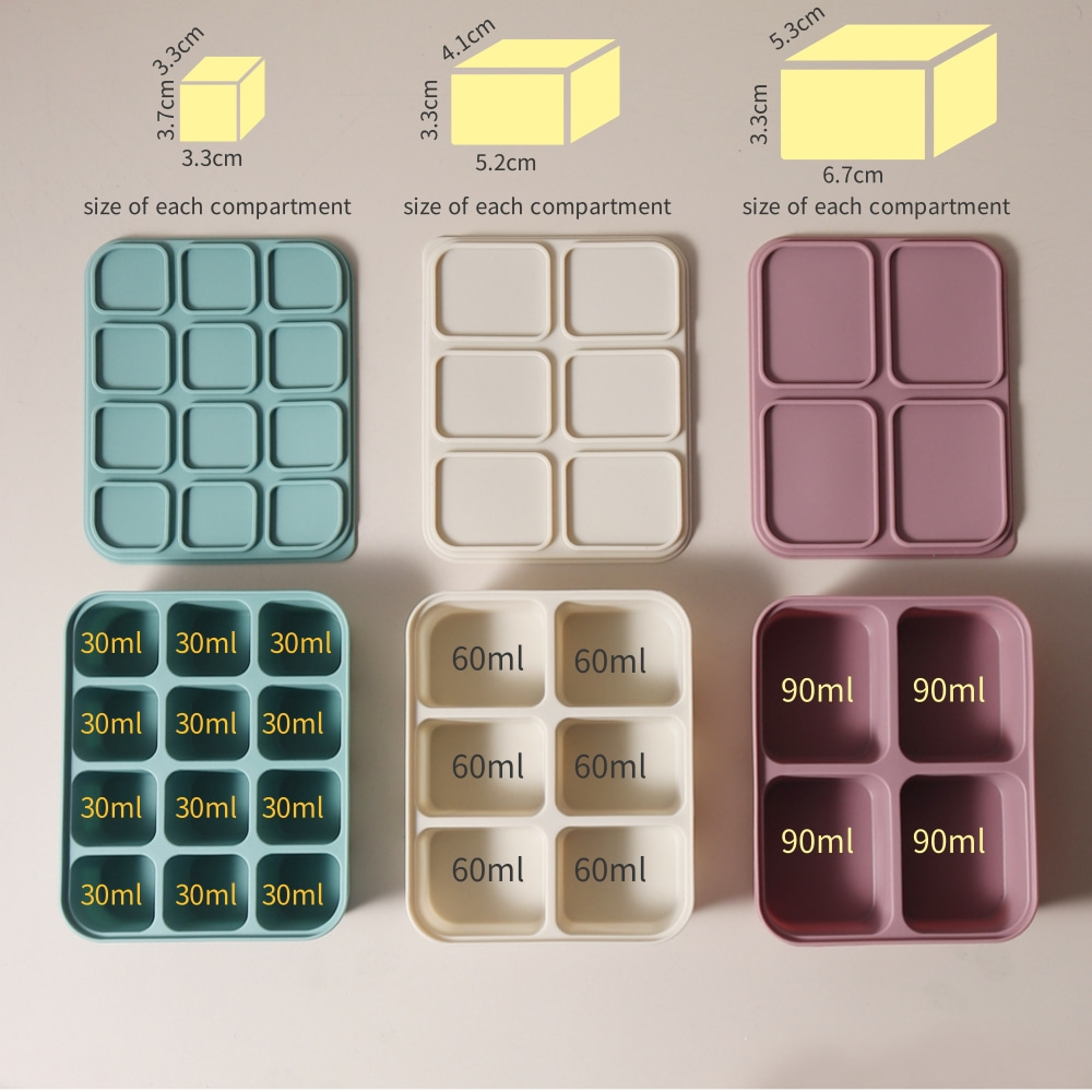 Baby Ice Cube Tray Silicone wi - огляд і ціна Baby Food Delivery